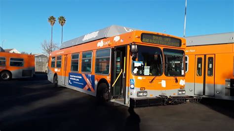 Ex LACMTA 2001 New Flyer C40LF #5447 - YouTube