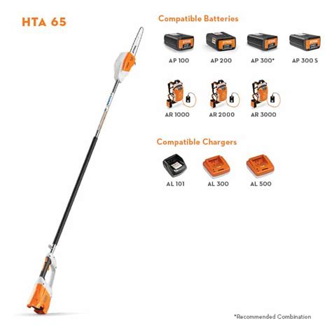 STIHL Battery Pole Pruner HTA 65 Chenango Supply Company