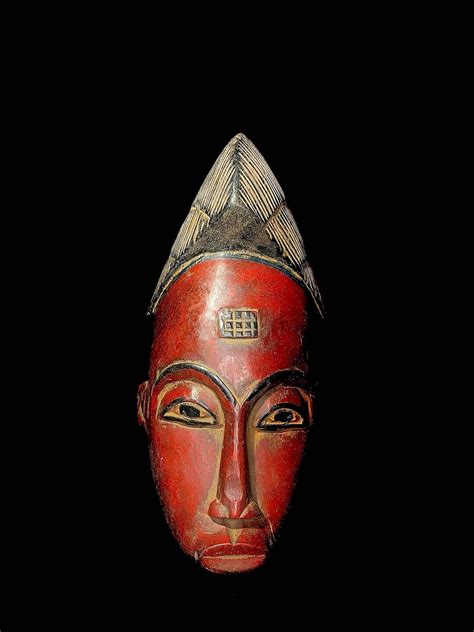 African Tribal Face Mask Wood Hand Carved Wall Hanging Guro Etsy