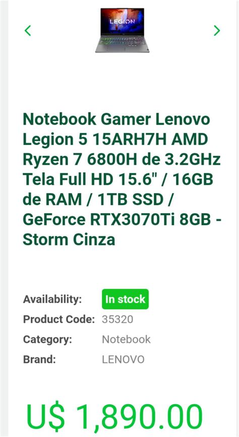 LENOVO LEGION 5 (15ARH7H) : r/GamingLaptops