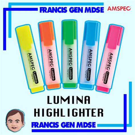 Amspec Lumina Highlighter With Color Variation Lazada Ph