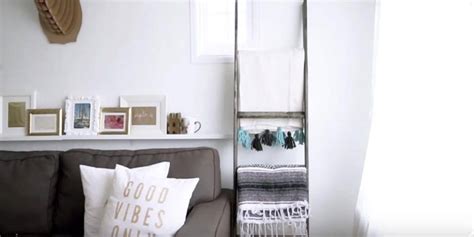 She Builds A Ladder To Hold The Awesome Blanket She Also Shows You How ...