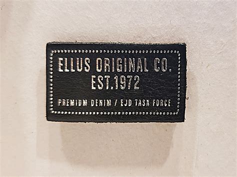 Etiqueta De Couro Hot Stamping Prata Ouro X Cm Elo