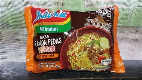 Review Produk Indomie Rasa Rawon Pedas Mercon Youtube