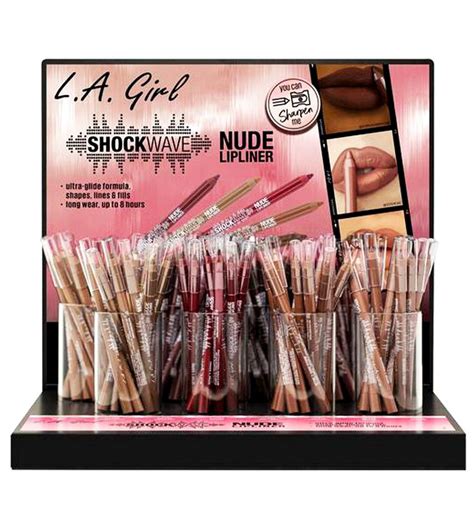 L A Girl Shockwave Nude Lipliner Display Unidades Gpd Makemore