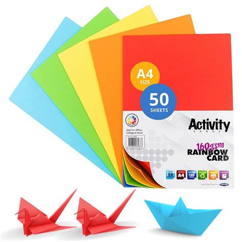 Buy Premier Stationery A Gsm Coloured Card Activity Card Coloured