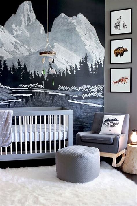 Awesome Mountain Themed Nurseries Alphadorable Custom Nursery Art