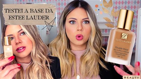 Resenha Base Estee Lauder Double Wear NÃo Transfere 😱 Youtube