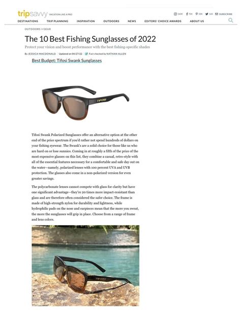 Tifosi Swank Polarized Sunglasses Tripsavvy April 2022 Tifosi Optics