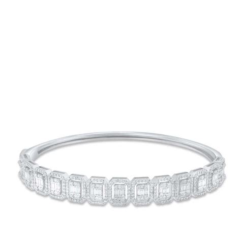 Carat Diamond Baguette Bracelet Lizay Dl