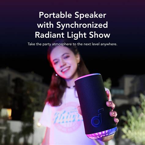 Anker Soundcore Glow Portable Speaker With 30w 360° Sound