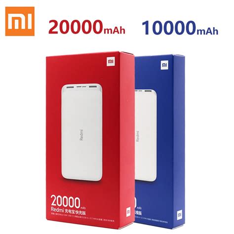 XiaoMi Redmi Power Bank 20000mAh 10000mah 18W Quic... – Vicedeal