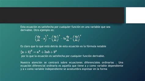 Ecuaciones Diferenciales Ppt