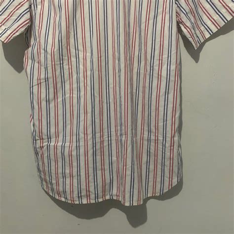 Tommy Hilfiger Striped Short Sleeve Polo White Men S Fashion Tops