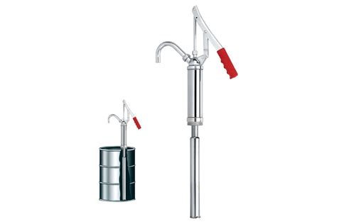 Ручной рычажный насос для жидкостей, на бочки 25-205л, 0.3л/такт AIST ...