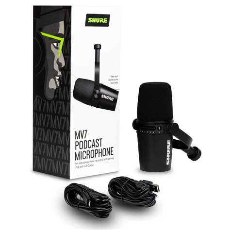 Shure MV7 | Podcast Microphones & Recording Equipment