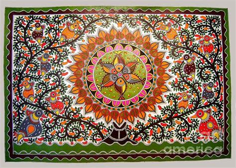 pin  madhubani art