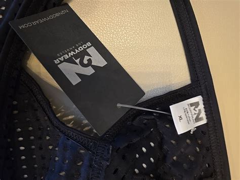 N N Bodywear Men S Ultra Raider Mesh Swim Bikini Size Xl Black Nwt Ebay