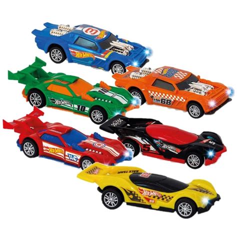 Carro de Fricção Hot Wheels Fast Racer Luz e Som Modelos Sortidos Multikids BR Amazon br