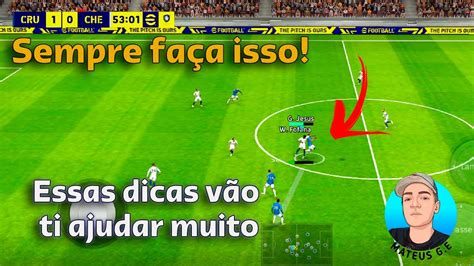 Dicas Para Jogar Melhor No Efootball Efootballmobile Gameplay