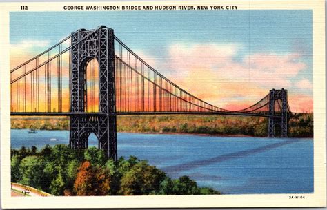 George Washington Bridge and Hudson River - The Gayraj