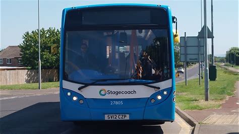 Journey On Stagecoach Teeside 27805 SV12 CZP ADL Enviro 300 YouTube