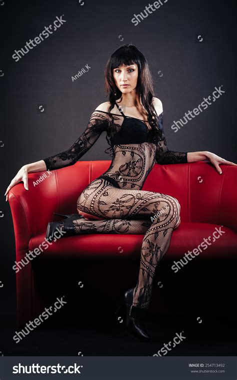 Стоковая фотография 254713492 Sexy Beautiful Naked Woman Black Erotic Shutterstock