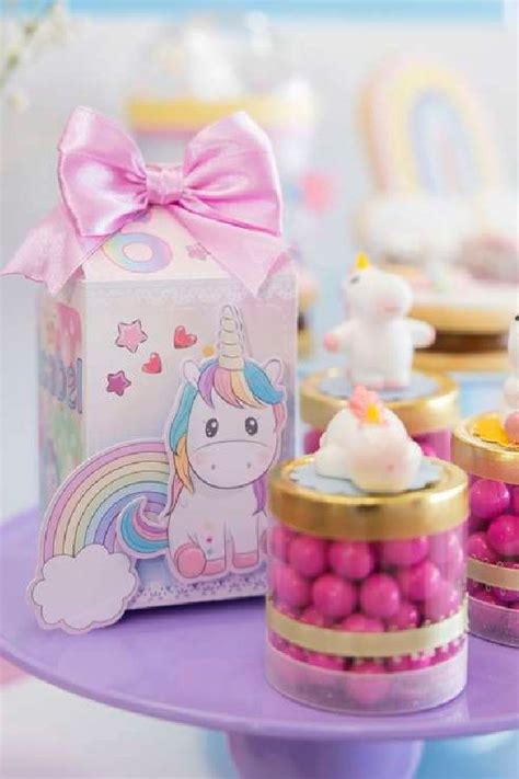 Unicorn Birthday Party Ideas Photo 7 Of 18 Rainbow Unicorn Birthday