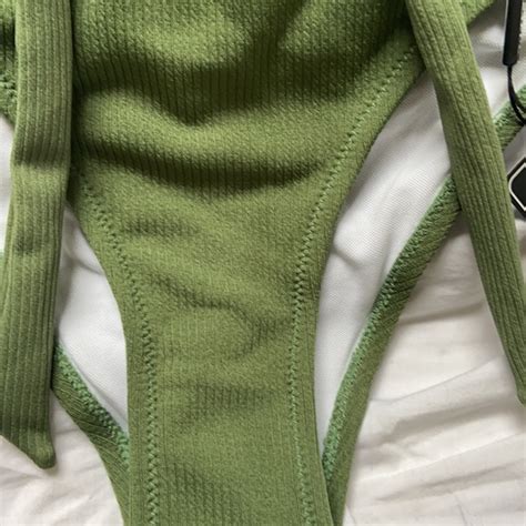 Zaful Swim Zaful Army Green Bikini Poshmark