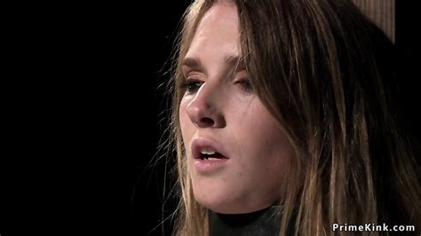 Babe Bound In Device Pierced Pussy Toyed