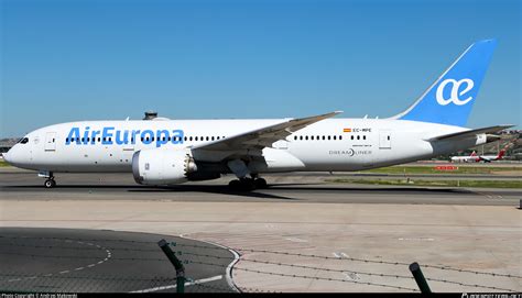 Ec Mpe Air Europa Boeing Dreamliner Photo By Andrzej Makowski