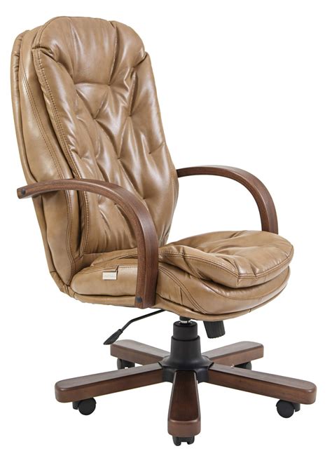 Офисное Кресло Руководителя Венеция Титан Cream Wood M1 Tilt Кремовое ...