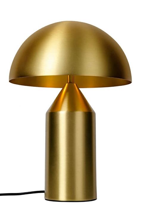 Lampa Biurkowa Fungo Z Ota Mosi Dz King Home Lampka Nocna Grzybek