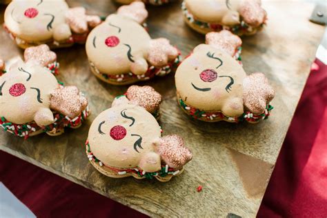 Reindeer Macarons Edible Northeast Florida