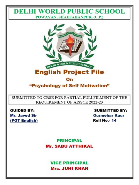 Project File Front Page | PDF