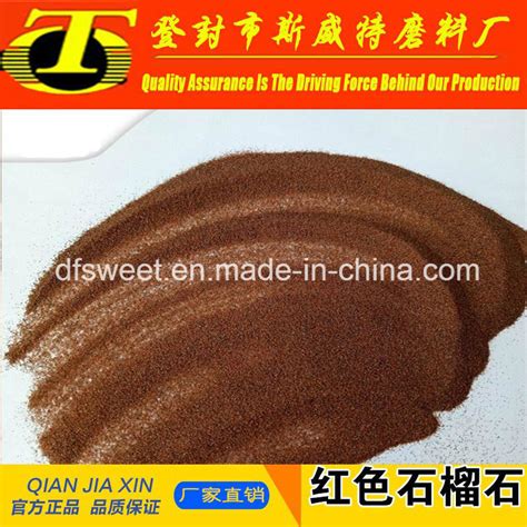 Blasting Media Garnet Mesh Grit Granite Sand China Garnet And