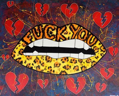 FUCK YOU Painting By SEGUTOART SEGUTO Saatchi Art
