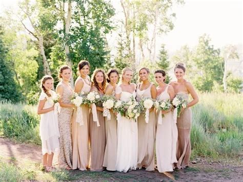 Taupe Nude Cream Smokey Grey Champagne All With A Pop Of Sapphire Blue Somewhere I Say Th