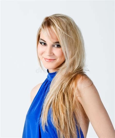 Belle Fille Blonde Photo Stock Image Du Mod Le Fuselage