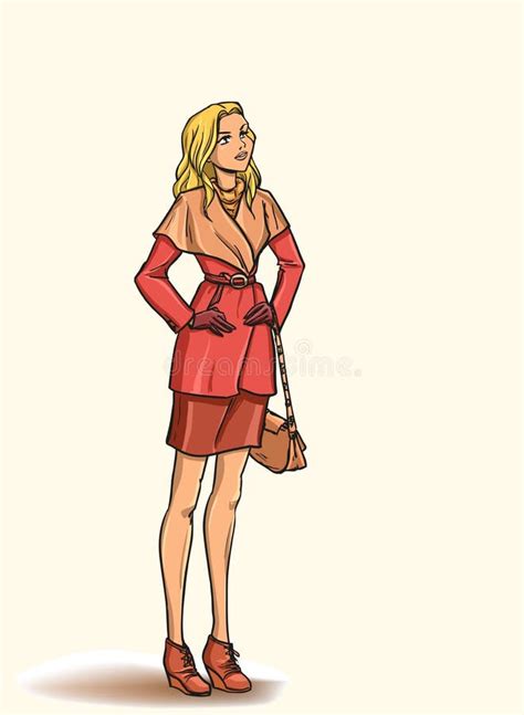 Belle Blonde De Dessin Fille Stock Illustrations Vecteurs Clipart Stock Illustrations