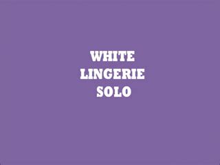 Erycacane Private Vault White Lingerie Solo