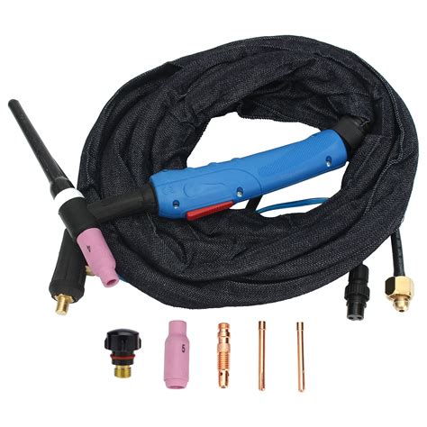 Wp F Foot Air Cool Tig Welding Torch Kit Complete Flexible Head