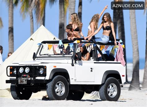 Elsa Hosk Hot Victoria S Secret Angels During A New Photoshoot In Miami Beach AZNude