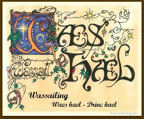 Wassailing, Old Tradition Made New — Radiant Nursing