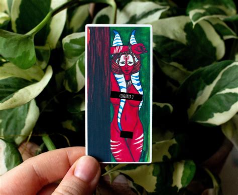 Shaak Ti Sticker Nsfw Aesthetic Nude Etsy