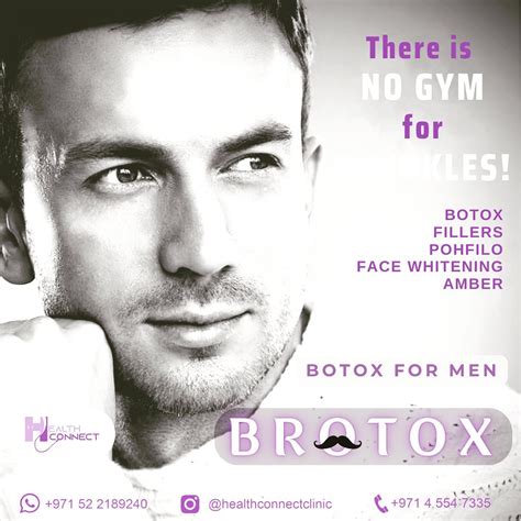 Botox For Men Aka Brotox Is Health Connect Clinic