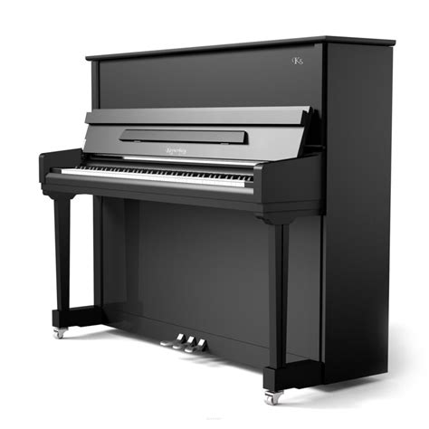 Pianino Kayserburg Atelier 122 Eu Czarny Połysk Chrom