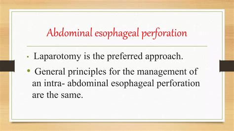 Esophageal Perforationpptx