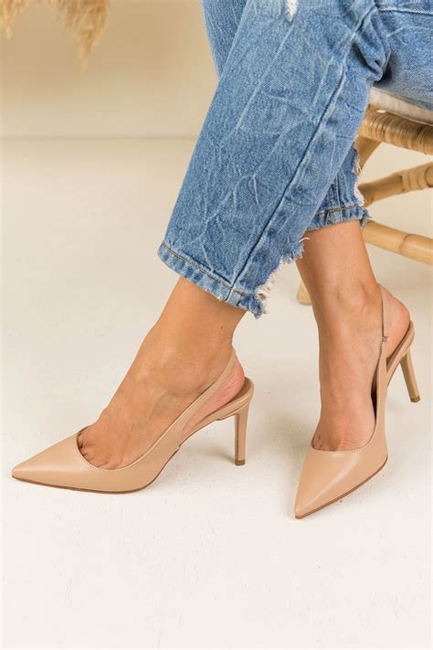 ELY NUDE DERİ STİLETTO NUDE DERİ