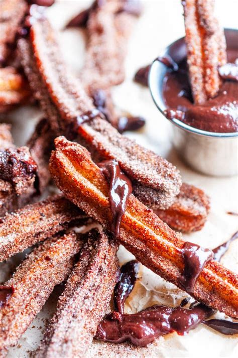 Homemade Churros With Mexican Chocolate Dipping Sauce Aberdeens